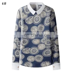 Long Sleeve Summer Blouses,ladies Formal Blouses,girls Blouses thumbnail-1