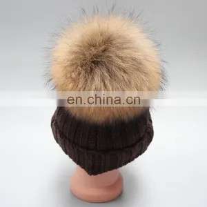 Supply Kids Acrylic Beanie With Big Pompon thumbnail-4