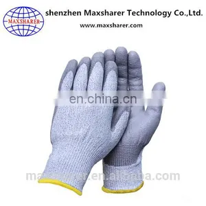 PU Coated Cut Resistant Glove 3 Anti-cut Level Working Safety Gloves thumbnail-2
