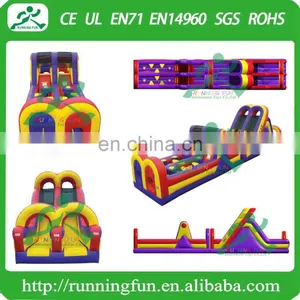 0.55mm PVC Materia Boot Camp Inflatable Obstacle Type Cheap Inflatable Obstacle Course For Sale thumbnail-1
