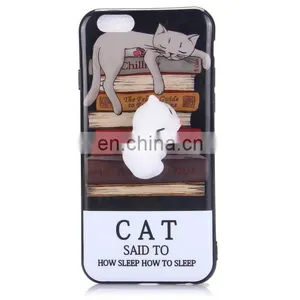 2017 3D Cute Squishy Finger Pinch Case,hard PC + Soft TPU Hybrid Case,back Case for IPhone 7 thumbnail-1