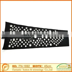 Fashion Design Black Color pu Leather Collar for Garment thumbnail-1