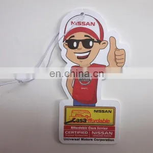 OEM Factory Price Cartoon Shape Car Air Freshner , Paper Card Air Freshner thumbnail-2