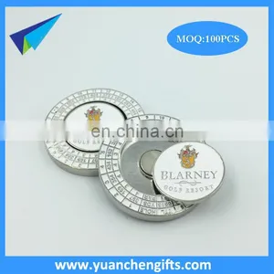 2017 Hot Selling 40mm Coin With Course Score Card Full Color Enamel thumbnail-5