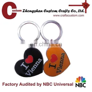 i Love Vienna Souvenir Keyring With Enamel thumbnail-1