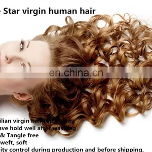 Unprocessed Wholesale Virgin Brazilian Curly Hair Extension Blonde Deep Wave Hair Weft thumbnail-5