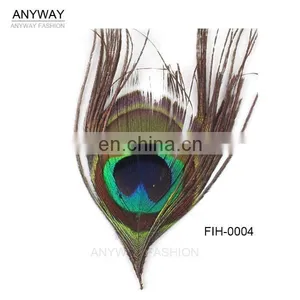 Cheap Sale Artificial Peacock Feathers With Big Eye thumbnail-1