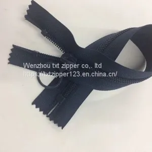 #5 Nylon Zipper With Circle Slider Close End thumbnail-3