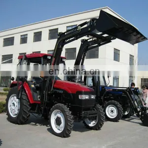 Hot Sell 80hp Tractor With Front Loader and Backhoe thumbnail-2