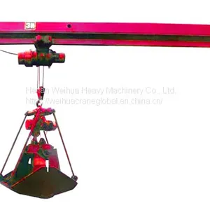 Single Girder Bridge Crane With Grab thumbnail-2