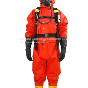 Professional Light Duty Chemical Protective Suit For Firefighter's Protection thumbnail-2