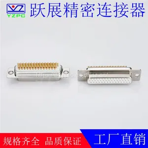D-SUB D Connectors Three Rows HDB44PIN Female Solder Cable Gold Plating Customized thumbnail-1