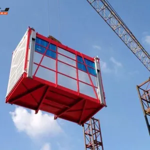 Manufacturer Sale Sc200/200 Two Cages 0-33m/Min Construction Material Hoist thumbnail-3