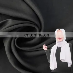 HOT!!!2020 New Polyester Lexus 180GSM Chiffon Fabric For Muslim Abaya Fabric 50+50D*50+50D thumbnail-4