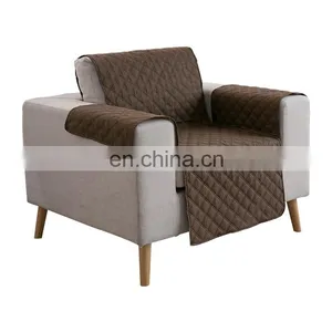 Home Fashion Dustproof Durable Conjoined Reversible Coffee and White Thicken Sofa Cover thumbnail-4