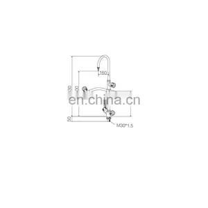 CE Certificated Lab Accessories Laboratory 3 Way Water Faucet Tap thumbnail-2