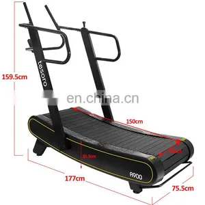 Gym Use Treadmill Curved Treadmill With Heavy Duty for Sale Running Machine Exercise Equipment Protect Knees thumbnail-5