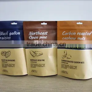 ECO-friendly Kraft Paper Bag for Nuts Packaging thumbnail-1