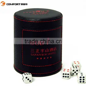 2015 Big Hot Wholesale Mini Plastic Leather Dice Shaker thumbnail-1