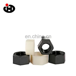 High Quality Insert Nylon Plastic Black Hex Nut Nylon Locking Nut thumbnail-3