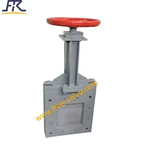 Square Flange Split Body Type Ductile Iron Body Knife Gate Valve thumbnail-4