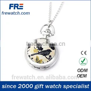 Cute Neck Hanging Pendant Watch for Girls Quartz Girls Pocket Watch thumbnail-3