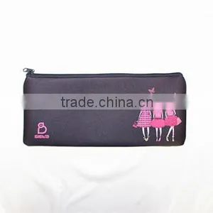 2014 New Design. Pencil Bags, 3mm Neoprene, Heat-transfer Printing, for Girl Students thumbnail-1
