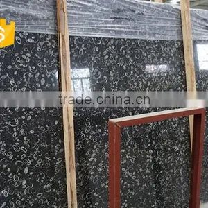 Cheaper Superior Supply Black Fossil Marble Decorative Wall Tile thumbnail-5