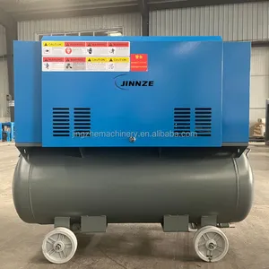 Oil Lubrication Portable Industrial Small Pneumatic Tools Factory Support Customized Single-Phase Screw Air Compressor thumbnail-2