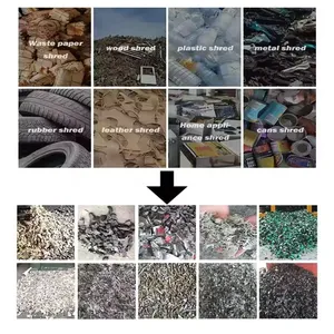 Plastic Shredder Plastic Bottle Shredder Double Shaft Shredding Machine Industrial Plastic Shredder Machine thumbnail-3