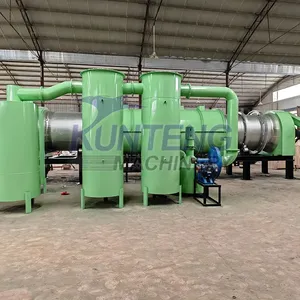 Wheat Waste Palm Waste Continuous Carbonization Furnace Biomass Charcoal Making Machine thumbnail-5