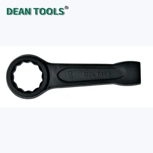 45# Steel Striking Box Wrench Size 17*150 Mm,Extra Wide Strike Zone Slogging Ring Spanner Corrosion Resistant Rust Resistant thumbnail-4