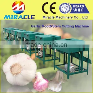 Smaller Type Garlic Root Cutting/farm Use Efficiency Garlic Top and Stem Cutter Removal Machine thumbnail-1