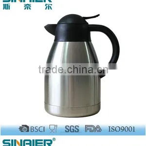 LFGB/EU Double Wall Stainless Steel Coffee Thermos Pot 1.2/1.5/2.0L thumbnail-3