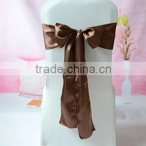 Chair Sash/satin Sash/satin Sash for Wedding/spandex Chair Cover With Satin Sash thumbnail-1
