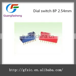 Dial Switch 8P 2.54mm Pitch Toggle Switch Code Switch thumbnail-1