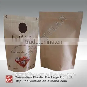 Aluminum Tin Tie Tea Bags With Window/valve Custom Stand up Pouch Quad-sealing Stand up Bag thumbnail-2