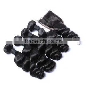 4 Bundles of Virgin Hair Body Wave Malaysian Hair Curl Hair Wavy Hair Ins Tock thumbnail-4
