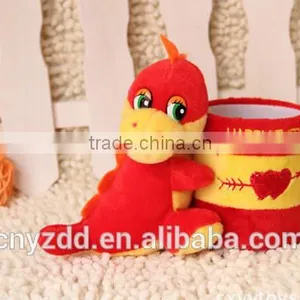 Plush Brush Pot/plush Desk Pen Container/cute Animal Pen Container thumbnail-1