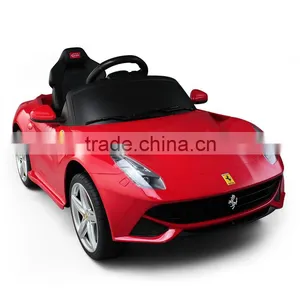 Battery Opreated PP Plastic Type Ferrari F12 Licensed Ride on Car for Kids thumbnail-4