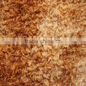 Korea Curly Fleece Fabric Tie Dye Fake Fur Fabric thumbnail-4