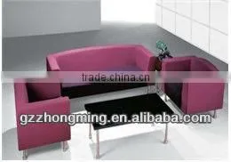 Hot Sale Pu Leather Cheap Pink Sofa SF-054 thumbnail-1