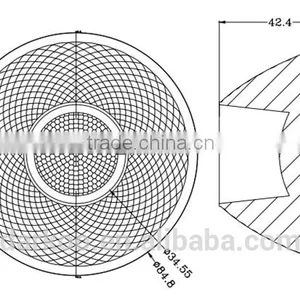 Samsung High Power Focus PC Material Led Cob Lens for Tracklight DK8525-ZOOM thumbnail-2
