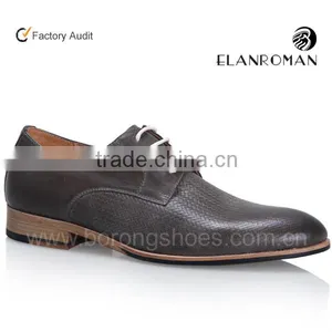 2016 Newest Men Leather Dress Shoes Derby Shoes Original Leather Shoes thumbnail-1