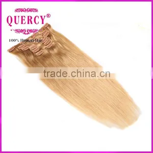 Best Selling Virgin Remy Hair Hair Clip In Extensions Full Head Set Colors Available Remy Human Clip thumbnail-5