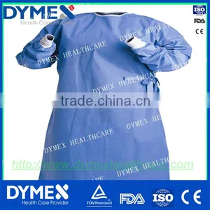 Ultrasonic Welding Sterile Disposable Gown Patient Disposable Reinforced Surgical Gown With Reinforcement in Chest and Sleeve thumbnail-1