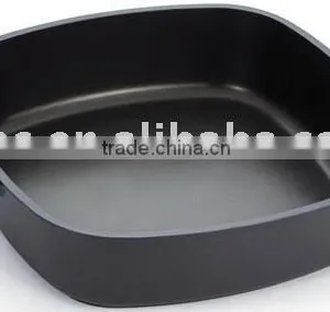 24cm Cast Aluminium Square Pan Without Lid thumbnail-1