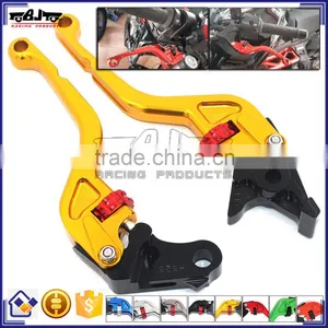 BJ-LS-010 CNC Aluminum Short Motocross Adjustable Clutch Levers Motorcycle Brake Lever for Yamaha MT-07/FZ-7 2014-2015 thumbnail-1
