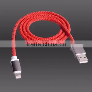 Fast Charge 8 Pin PU Leather Usb Mfi Cable for Iphone 6 Usb Cable for IPhone 6 MFi Cable thumbnail-5