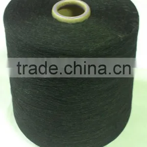1/10 NE TETORON 92.5% STAINLESS STEEL 7.5% BLACK CONDUCTIVE YARN BLENED YARN thumbnail-1